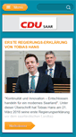 Mobile Screenshot of cdu-saar.de